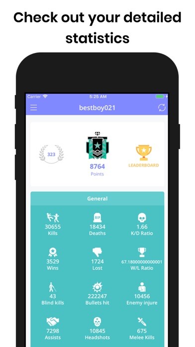 Emulate iPhone app R6 Stats and Maps Companion using MyAndroid Emulate iPhone app R6 Stats and Maps Companion using MyAndroid