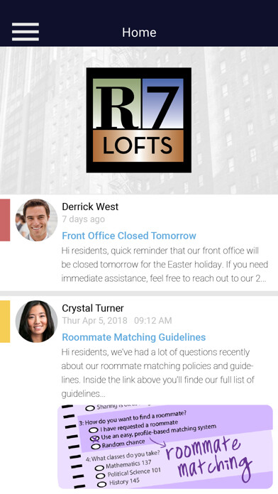 Emulate iPhone app R7 Lofts using MyAndroid Emulate iPhone app R7 Lofts using MyAndroid