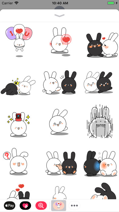 Emulate iPhone app Rabbit Couple Animated using MyAndroid Emulate iPhone app Rabbit Couple Animated using MyAndroid