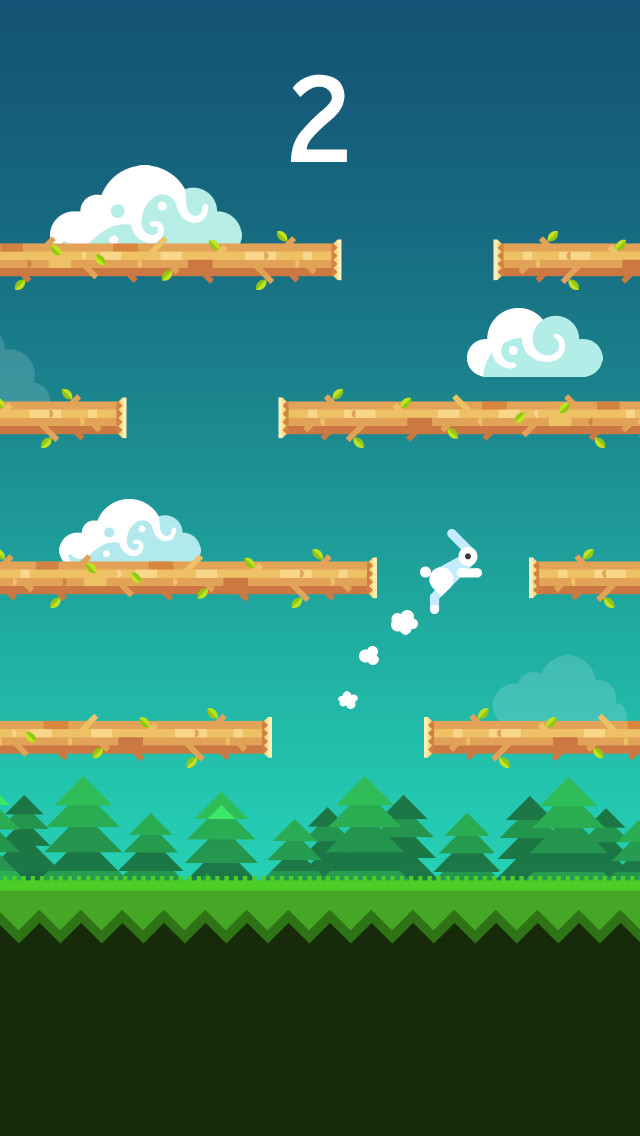 Emulate iPhone app Rabbit Jump using MyAndroid