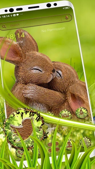 Run android online APK Rabbit Love Theme Launcher from MyAndroid or emulate Rabbit Love Theme Launcher using MyAndroid
