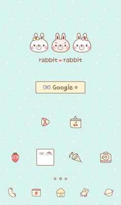Emulate Android APK rabbitrabbit dodol theme