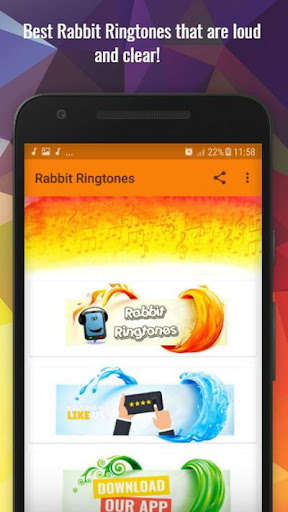 Run android online APK Rabbit Ringtones from MyAndroid or emulate Rabbit Ringtones using MyAndroid