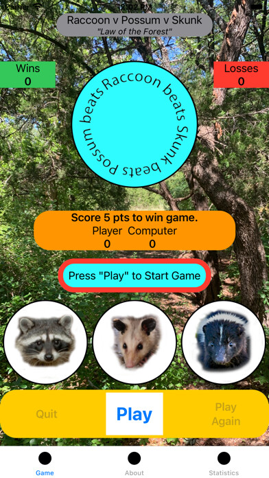 Emulate iPhone app Raccoon-Possum-Skunk using MyAndroid Emulate iPhone app Raccoon-Possum-Skunk using MyAndroid