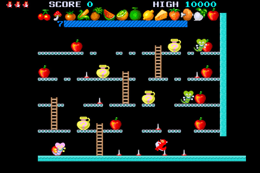 Emulate iPhone app Raccoon - Retro Platformer using MyAndroid