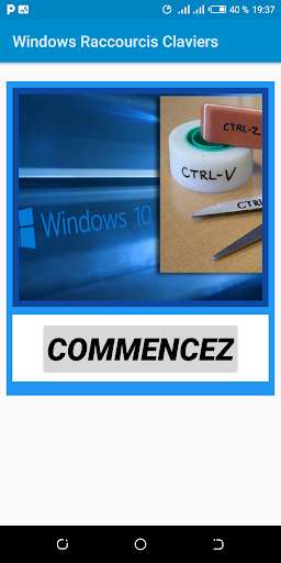 Run android online APK Raccourcis Clavier Windows from MyAndroid or emulate Raccourcis Clavier Windows using MyAndroid