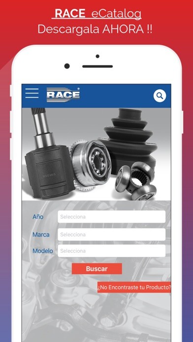 Emulate iPhone app Race 2022 eCatalog using MyAndroid