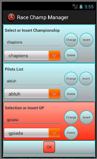 Emulate Android APK Race Champ Manager
