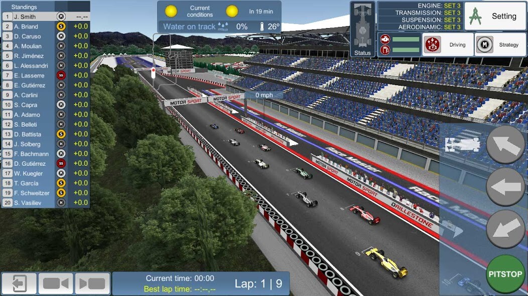 Emulate iPhone app Race Master Manager using MyAndroid