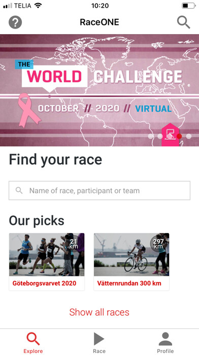 Emulate iPhone app RaceONE using MyAndroid