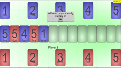 Emulate iPhone app Race to Twenty Card Game using MyAndroid
