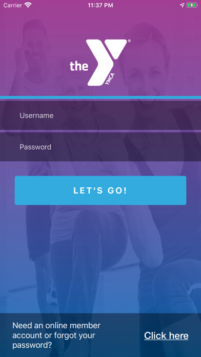 Emulate iPhone app Racine Family YMCA using MyAndroid