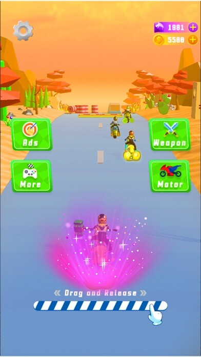 Emulate iPhone app Racing Clash - Road Smash Moto using MyAndroid Emulate iPhone app Racing Clash - Road Smash Moto using MyAndroid
