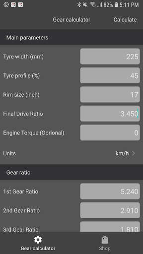 Run android online APK RacingDiffs - Gear ratio calculator from MyAndroid or emulate RacingDiffs - Gear ratio calculator using MyAndroid