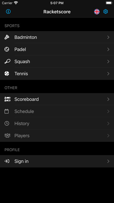 Emulate iPhone app Racketscore using MyAndroid Emulate iPhone app Racketscore using MyAndroid