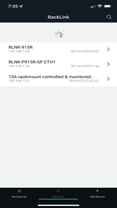 Emulate iPhone app RackLink Discovery using MyAndroid Emulate iPhone app RackLink Discovery using MyAndroid