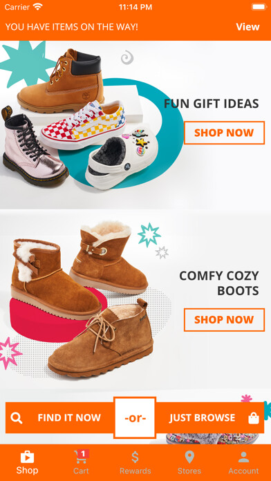 Emulate iPhone app Rack Room Shoes using MyAndroid Emulate iPhone app Rack Room Shoes using MyAndroid