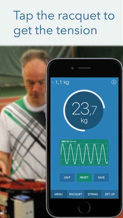 Emulate iPhone app RacquetTune - String Tension using MyAndroid Emulate iPhone app RacquetTune - String Tension using MyAndroid