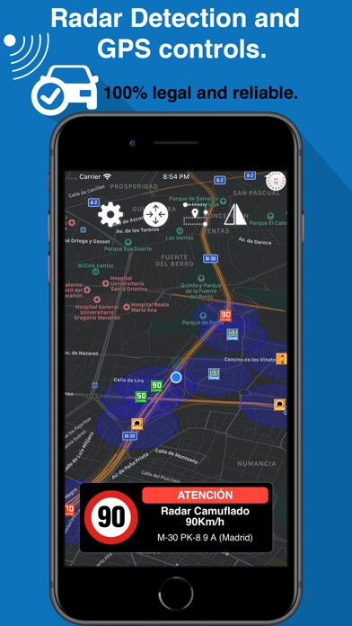 Emulate iPhone app Radars Europe - ES,PT,FR,IT,DE using MyAndroid Emulate iPhone app Radars Europe - ES,PT,FR,IT,DE using MyAndroid