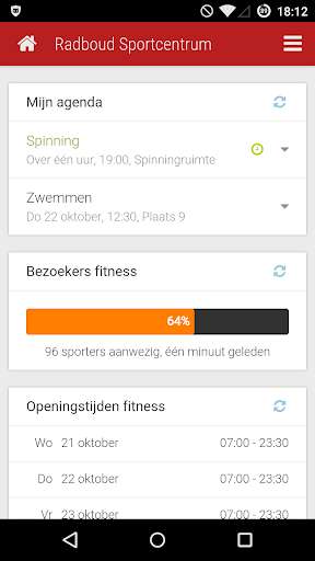 Run android online APK Radboud Sports Centre from MyAndroid or emulate Radboud Sports Centre using MyAndroid Run android online APK Radboud Sports Centre from MyAndroid or emulate Radboud Sports Centre using MyAndroid
