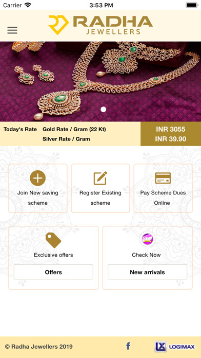 Emulate iPhone app Radha Jewellers using MyAndroid Emulate iPhone app Radha Jewellers using MyAndroid