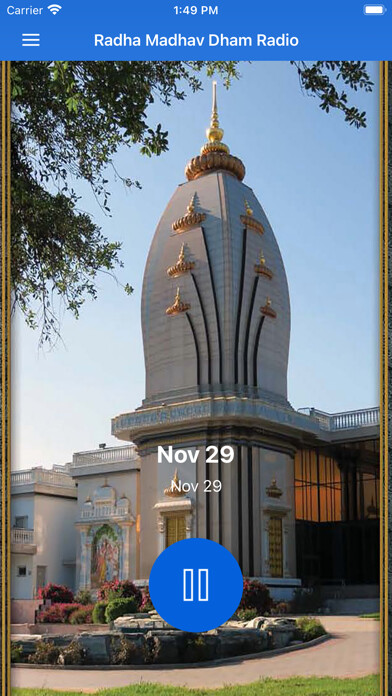 Emulate iPhone app Radha Madhav Dham Radio using MyAndroid Emulate iPhone app Radha Madhav Dham Radio using MyAndroid