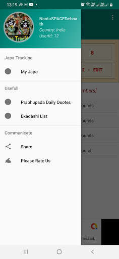 Run android online APK Radha Madhav Japa Tracking from MyAndroid or emulate Radha Madhav Japa Tracking using MyAndroid