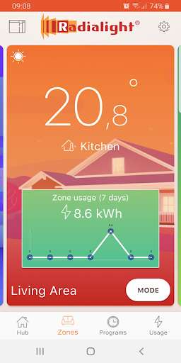 Run android online APK Radialight from MyAndroid or emulate Radialight using MyAndroid