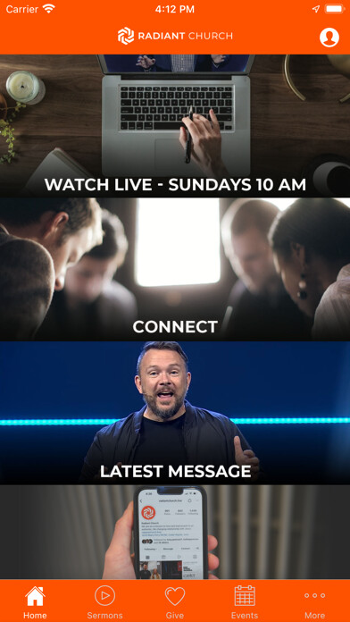 Emulate iPhone app Radiant Church (IA) using MyAndroid Emulate iPhone app Radiant Church (IA) using MyAndroid