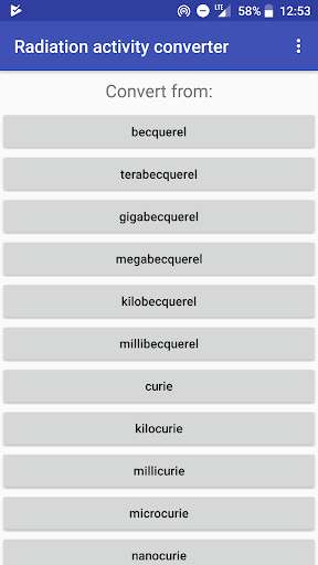 Run android online APK Radiation activity converter from MyAndroid or emulate Radiation activity converter using MyAndroid Run android online APK Radiation activity converter from MyAndroid or emulate Radiation activity converter using MyAndroid