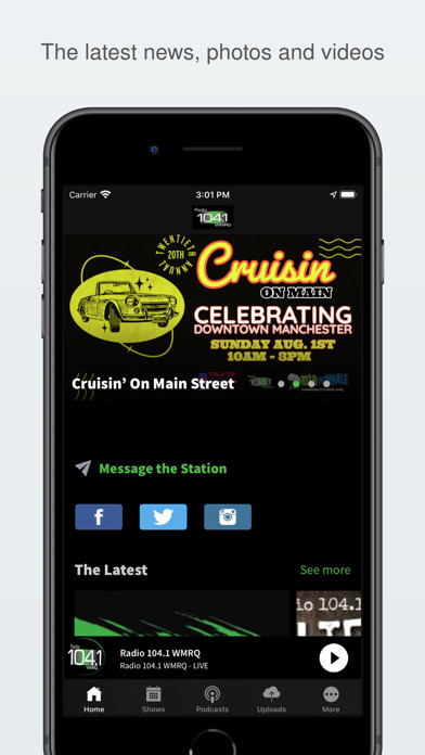 Emulate iPhone app Radio 104.1 using MyAndroid Emulate iPhone app Radio 104.1 using MyAndroid