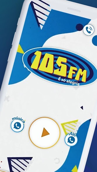 Run android online APK Radio 105 FM from MyAndroid or emulate Radio 105 FM using MyAndroid