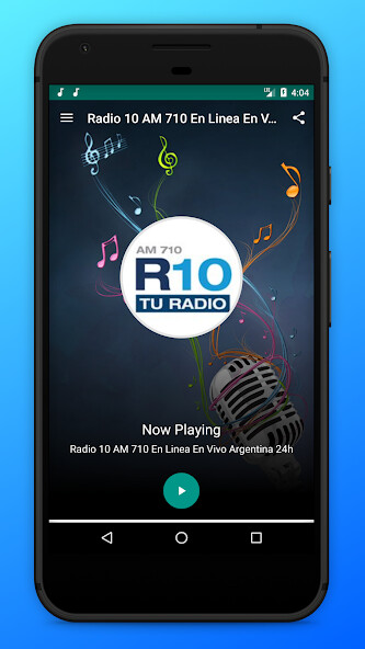 Run android online APK Radio 10 AM 710 Buenos Aires from MyAndroid or emulate Radio 10 AM 710 Buenos Aires using MyAndroid