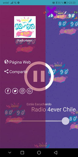 Run android online APK Radio 4ever Chile from MyAndroid or emulate Radio 4ever Chile using MyAndroid