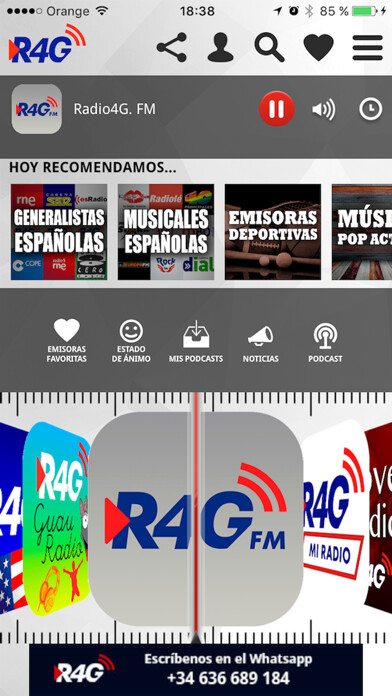 Emulate iPhone app Radio4G.com using MyAndroid Emulate iPhone app Radio4G.com using MyAndroid