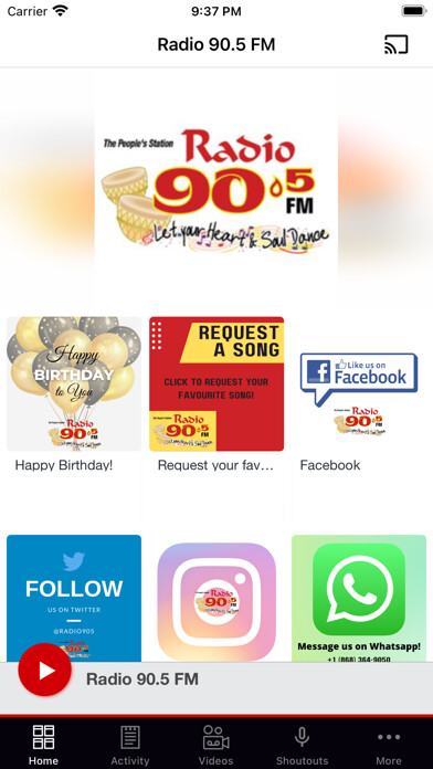 Emulate iPhone app Radio 90.5 FM using MyAndroid Emulate iPhone app Radio 90.5 FM using MyAndroid