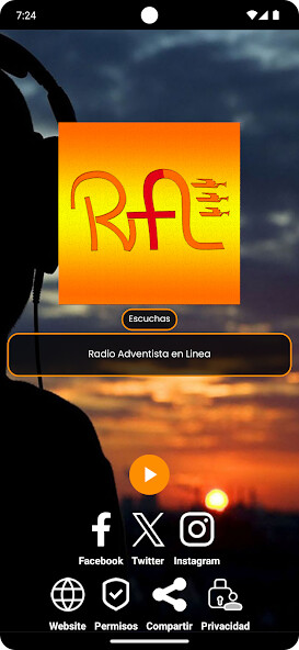 Run android online APK Radio Adventista en Línea from MyAndroid or emulate Radio Adventista en Línea using MyAndroid Run android online APK Radio Adventista en Línea from MyAndroid or emulate Radio Adventista en Línea using MyAndroid