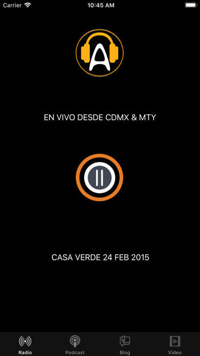 Emulate iPhone app RadioAlternativo using MyAndroid Emulate iPhone app RadioAlternativo using MyAndroid