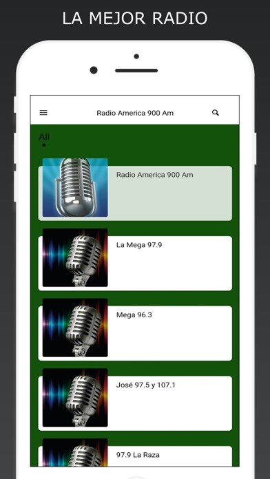 Emulate iPhone app Radio America 900 Am using MyAndroid