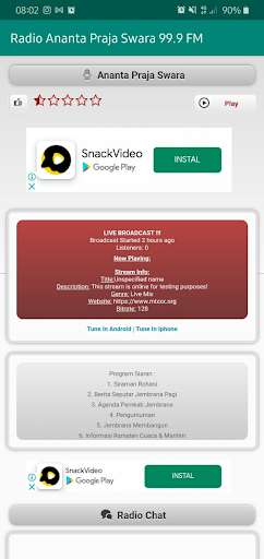 Run android online APK Radio Ananta Praja Swara 99,9FM from MyAndroid or emulate Radio Ananta Praja Swara 99,9FM using MyAndroid
