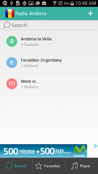 Emulate Android APK Radio Andorra