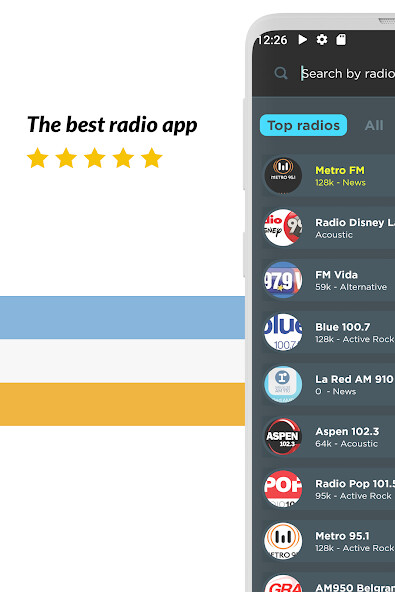 Run android online APK Radio Argentina FM - Online from MyAndroid or emulate Radio Argentina FM - Online using MyAndroid