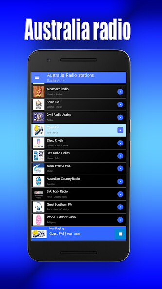 Run android online APK Radio Australia FM - App from MyAndroid or emulate Radio Australia FM - App using MyAndroid