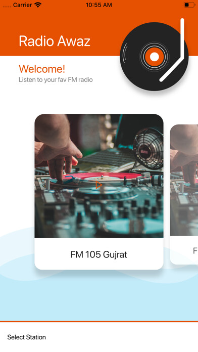 Emulate iPhone app Radio Awaz FM Network using MyAndroid