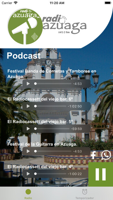 Emulate iPhone app Radio Azuaga FM using MyAndroid Emulate iPhone app Radio Azuaga FM using MyAndroid
