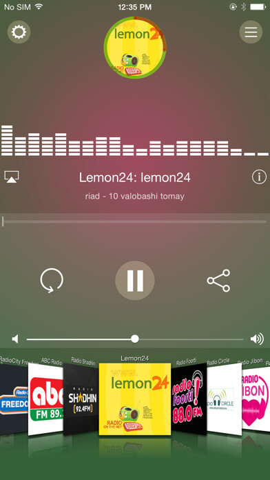 Emulate iPhone app Radio Bangla using MyAndroid Emulate iPhone app Radio Bangla using MyAndroid