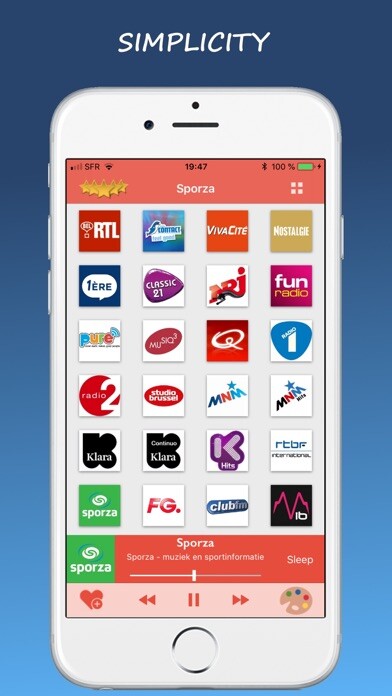 Emulate iPhone app Radio Belgium - Live ! using MyAndroid Emulate iPhone app Radio Belgium - Live ! using MyAndroid