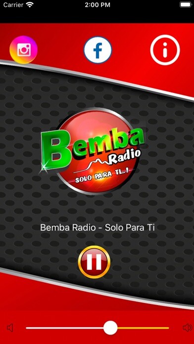 Emulate iPhone app Radio Bemba using MyAndroid