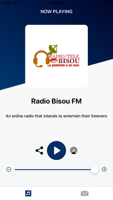 Emulate iPhone app Radio Bisou FM using MyAndroid Emulate iPhone app Radio Bisou FM using MyAndroid