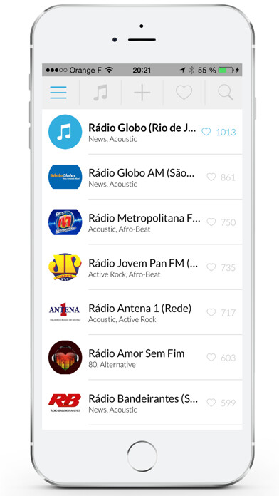 Emulate iPhone app Radio Brazil - Brazilian Radios using MyAndroid Emulate iPhone app Radio Brazil - Brazilian Radios using MyAndroid
